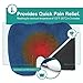 ChiroDoc Coccyx Seat Cushion with Removable Heating Pad - Powered by AC Wall Adapter - Perfect For Coccyx & Tailbone Pain Relief (Sciatica) - Reduce Lower Back Pain From Sitting All Day