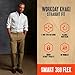 Dockers Men's Straight Fit Workday Khaki Smart 360 Flex Pants D2, Safari Beige/Stretch, 34 32