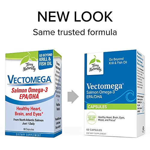 Terry Naturally Vectomega 60 Capsules Omega3 from Salmon