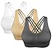 Cabales Women's Ultimate Comfy Medium Support Seamless Wireless Sports Bra with Removable Pads,3X-Large