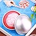 PROMENE 9 Sets DIY Metal Bath Bomb Mold Round Sphere 3 Sizes and 18 Pieces-Aluminum