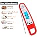 Orionstar Digital Meat Thermometer, Grill Thermometer Instant Read for Smoker Candy Soup Milk with Waterproof Calibration Backlit Magnet Foldable Probe