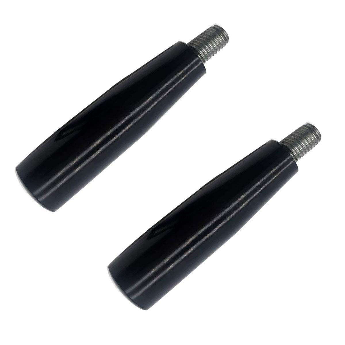 2Pcs Revolving Handwheel Machine Handle Male Threaded Stem for Milling Machinery（M10）
