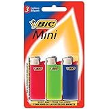 BIC Mini Lighter, 3-Pack, Assorted Colors
