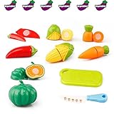 Hot Sale! Canserin 6PC Cutting Fruit Vegetable Pretend Play House Children Kid Educational Toys