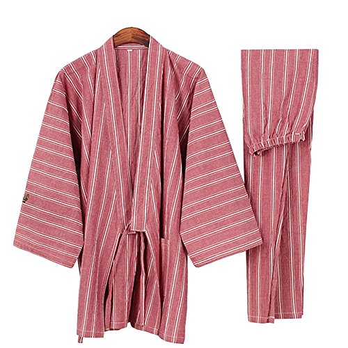 image for Kylin Express Men's Japanese Style Close-fitting,short sleeves Cotton 