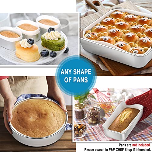 Cake Pan Liner Roll Pack of 2, P&P CHEF 1.85in x 111.5ft Baking