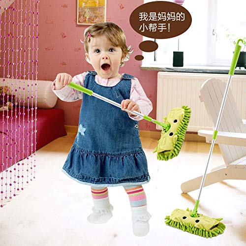 ASfairy Childrens Cleaning Set- Broom, Mini Sweeper, Toy Cleaning Supplies That Work!
