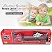 RC Truck 1:20 Scale Battery Operated Big Rig Semi Long Hauler Trailer with Helicopter Detachable Flatbed Transporter Toy Truck with Lights & Sounds, Ideal for Kids, Red
