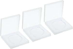 PATIKIL 77mm Lens Filter Case, 3pcs Camera Filter Case Portable Lens Filter Box Water Resistant Dustproof Plastic for Photogr