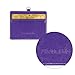 Wisdompro 2-Sided PU Leather ID Badge Holder with 1 ID Window and 1 Card Slot and 1 Piece 23 Inch Adjustable Polyester Detachable Neck Lanyard Strap (Holds 3 to 4 Cards) - Purple (Horizontal)