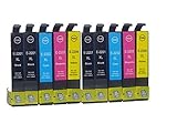 Tyjtyrjty Compatible Ink Cartridges 10 Pk Epson T220xl T220 220 for Epson Workforce Wf 2630 Wf 2650 Wf 2660 Printers
