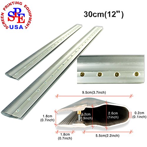 2pcs for Each Kinds Aluminum Alloy Handle Screen Printing Squeegee (30cm(12inches))