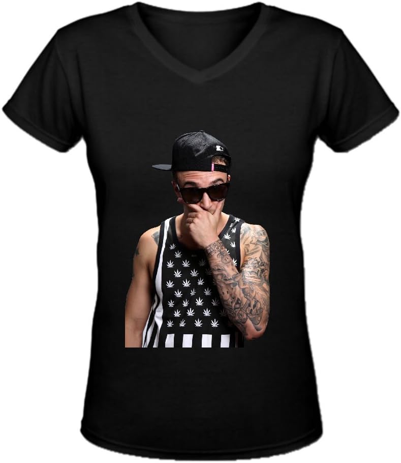 Entone Womens Chris Webby Jamo Neat V Neck Cotton T Shirt