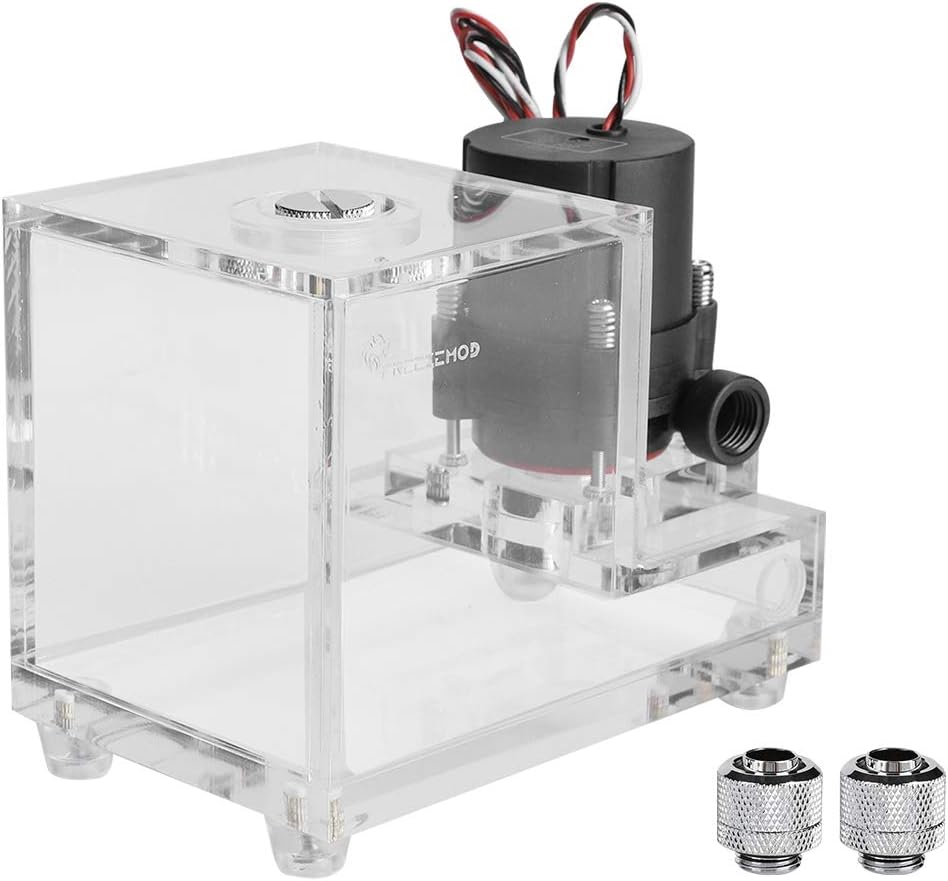 Diyeeni Water Pump Water Tank, Acrylic Water Cooling Tank