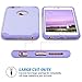 ULAK iPhone 6 Plus Case, iPhone 6S Plus Case,Thin Dual Layer Soft Silicone Skin Hard Back Cover Anti Scratches Bumper Protective Case for Apple iPhone 6 Plus/6S Plus 5.5 inch - Lavender