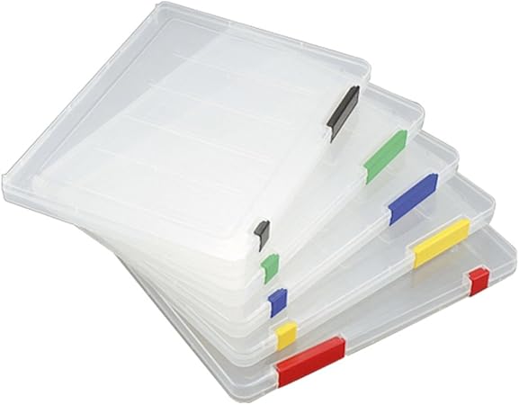 Amazon クリアファイル収納ホルダー 書類収納 ファイルケース 卓上整理 オフィス用品 事務用品 5点 10点セット カラー不定 10点セット ケースファイル キャリングケース 文房具 オフィス用品