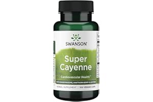 SWANSON PREMIUM BRAND Swanson Super Cayenne - with Ginger Rhizome, Hawthorn Berry & Lecithin 100 Veg Caps