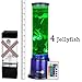 SensoryMoon Jellyfish Lamp Aquarium Mood Light w Large Cylinder Tank, 4 Fake Jelly Fish, and 20 LED Color Remote is Perfect Night Light, Desktop Art Decor, or Electric Lava Lamp for Kids