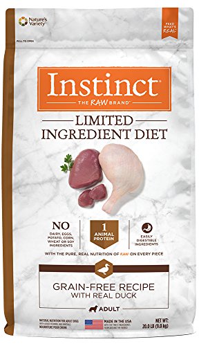 Instinct limited ingredient diet grain free recipe with real duck…