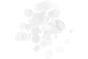 INOOMP 100pcs Silicone Earring Pads Stabilize Discs Protective Piercing Earring Backs for Handmade Jewelry