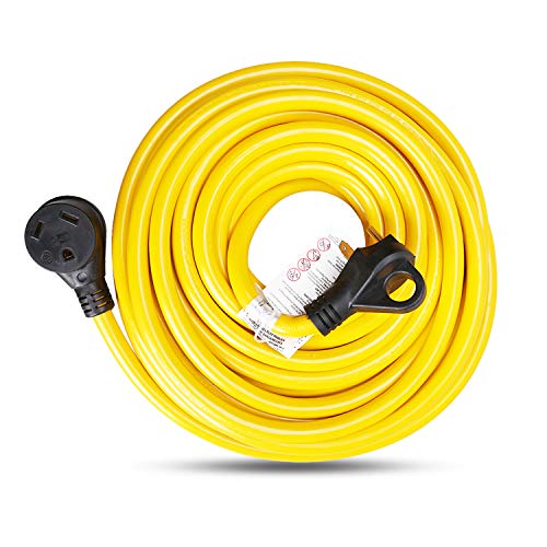 EPICORD RV Extension Cord 30Amp Molded Connector with Grip Handle Plug, 25FT, 125V - Thumbnail 7