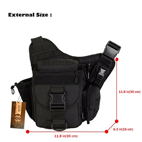 image for DYJ® Multi-functional Tactical Messenger Bag Fishing Tackle Bag Molle