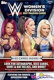 2017 Topps WWE Women's Division HUGE Factory Sealed HANGER Box with 40 Cards including (5) EXCLUSIVE Cards! Look for Autographs, Kiss Cards, Shirt & Mat Relics of Top WWE Female Superstars! WOWZZER!