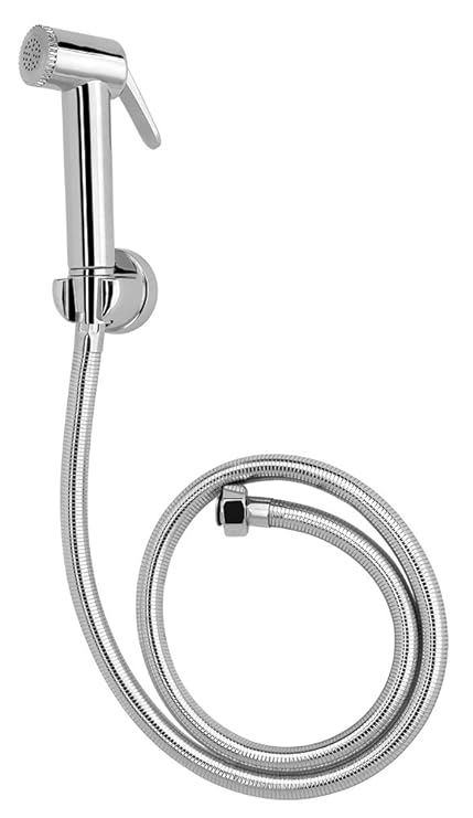 Cera F8030103 Health Faucet ABS Body with Wall Hook and 1-Meter Stainless Steel Braided Rubber Hose