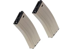 Airsoft Parts CYMA 2pcs 270rd Mag Plastic Magazine for M-Series M4 M16 AEG Dark Earth