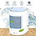 Portable Air Conditioner, Portable Cooler, Quick & Easy Way to Cool personal Space, As Seen On TV, Suitable for Bedside, Office and Study Room. Three Wind Level Adjustment (light blue)