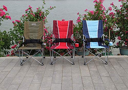 NHY Garten tragbarer Hocker klappbarer Reisestuhl, Fußstütze Außenterrasse Camping Wandern Angelsitz,A – Bild 5