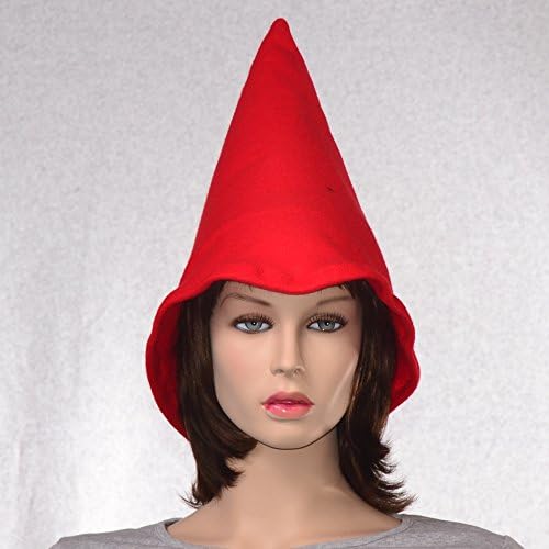 Bright Red Gnome Hat Oversized Fleece