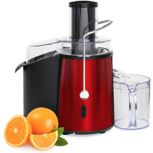 Click Here to See More Images Best Choice Products 2-Speed 700-Watt Stainless Steel Fruit Vegetable Power Juicer Extractor w/Wide Chute - Red