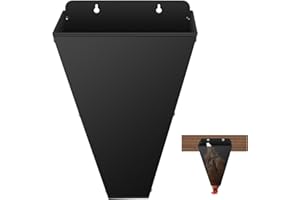 Kisotay Medium Size Chicken Cone, Heavy-Duty Steel Poultry Restraining Cones for Chicken, Large Laying Hens, Roasters, Turkeys Up to 8 Pounds, Flat Back Funnel Cone Chicken Killing Cone, Easy to Clean