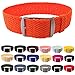 Wrist And Style Perlon Watch Strap (22mm, Orange)