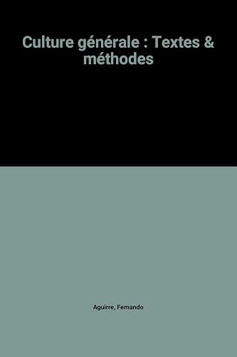 Download Culture générale : Textes & méthodes PDF