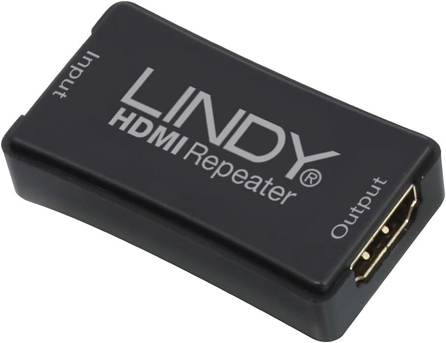 Lindy HDMI Repeater/Extender, Black, Standard