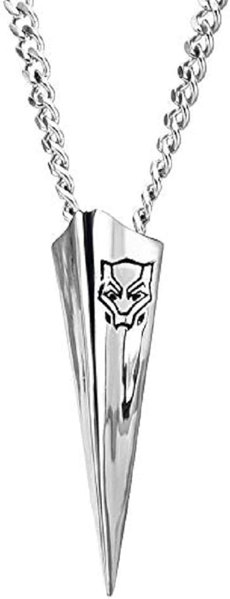 Amazon.com: Marvel Black Panther, Original Artwork Premium Quality Single Claw Necklace: Clothing