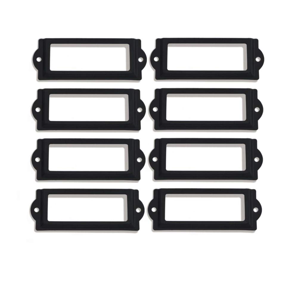 Tooloflife 8PCS Black Iron Drawer Pull, Retro Style, Rust Resistant, Perfect for Furniture Decoration