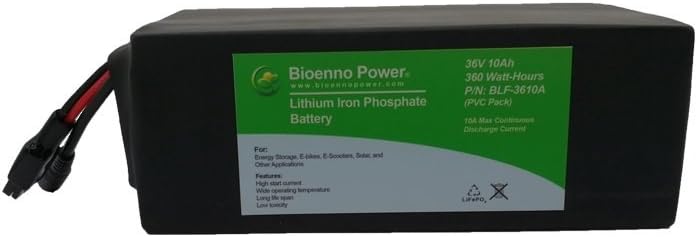 Bioenno Power 36V, 10Ah LFP Battery (PVC, BLF-3610A)