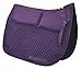 ECP Equine Comfort Products Contoured Correction Dressage Saddle Pad with Adjustable Memory Foam Shims, Quilted Poly-Cotton Design, Pressure Relief for Horses with Swayback or Muscle Loss