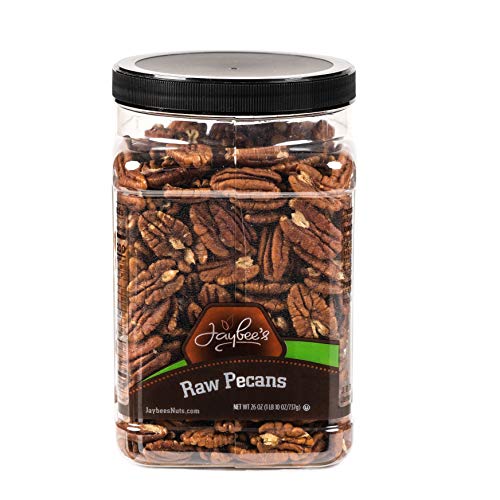 image for Jaybee's Whole Unsalted Pecans - Raw - Great for Gift Giving or As Eve