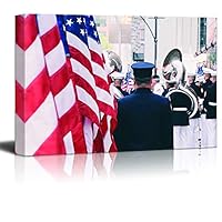 Canvas Wall Art Memorial Day Canvas Prints Home Artwork Decoration for Living Room,Bedroom - 12x18 inches