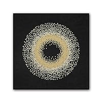 Framed Canvas Wall Art Abstract Circle Canvas Prints Home Artwork Decoration for Living Room,Bedroom - 16x16 inches
