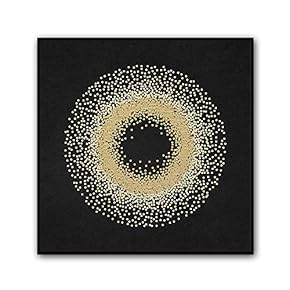 Framed Canvas Wall Art Abstract Circle Canvas Prints Home Artwork Decoration for Living Room,Bedroom - 16x16 inches