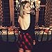 MANGOPOP Women Sexy Backless Long Sleeve Bodysuit Jumpsuit Clubwear (Long Sleeve Backless (Black), Small)