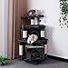 BEWISHOME Multi-Level Cat Tree, Cat Tower Cat Condo Furniture (Smoky Grey, Large Condos)