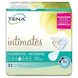 TENA Incontinence Pads for Women, Moderate Thin, Long, 32 Count