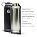 321 STRONG 500 mL (16.9 Fluid Ounce) Aluminum Water Bottle, Flat Black